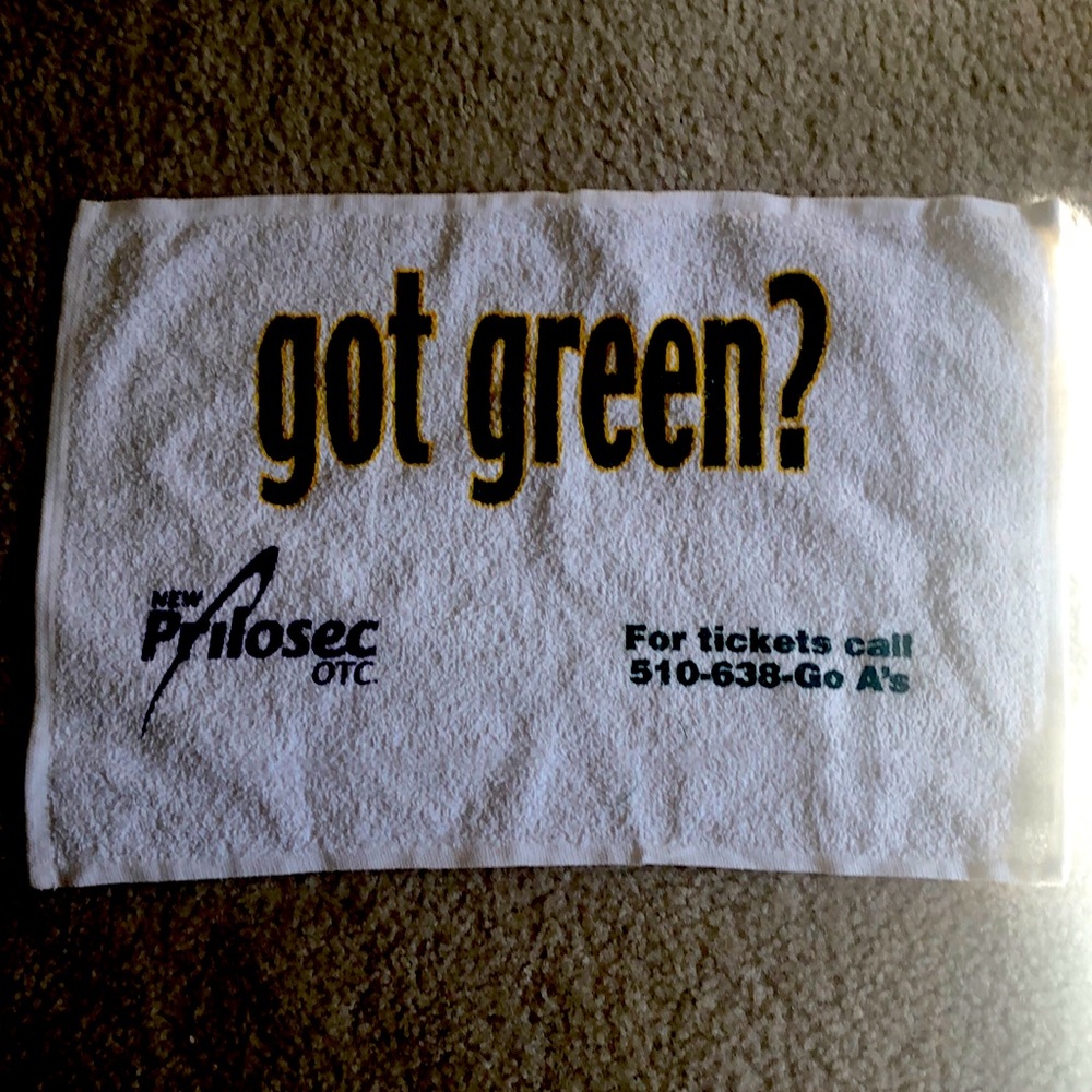 Oakland A’s Baseball Towel “Got Green”